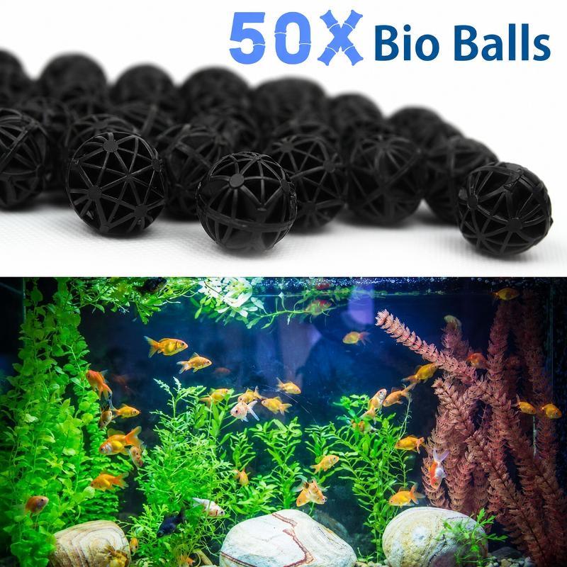 Planted Aquarium Fertilizer - 50 Buah Bola Filter Bio Akuarium