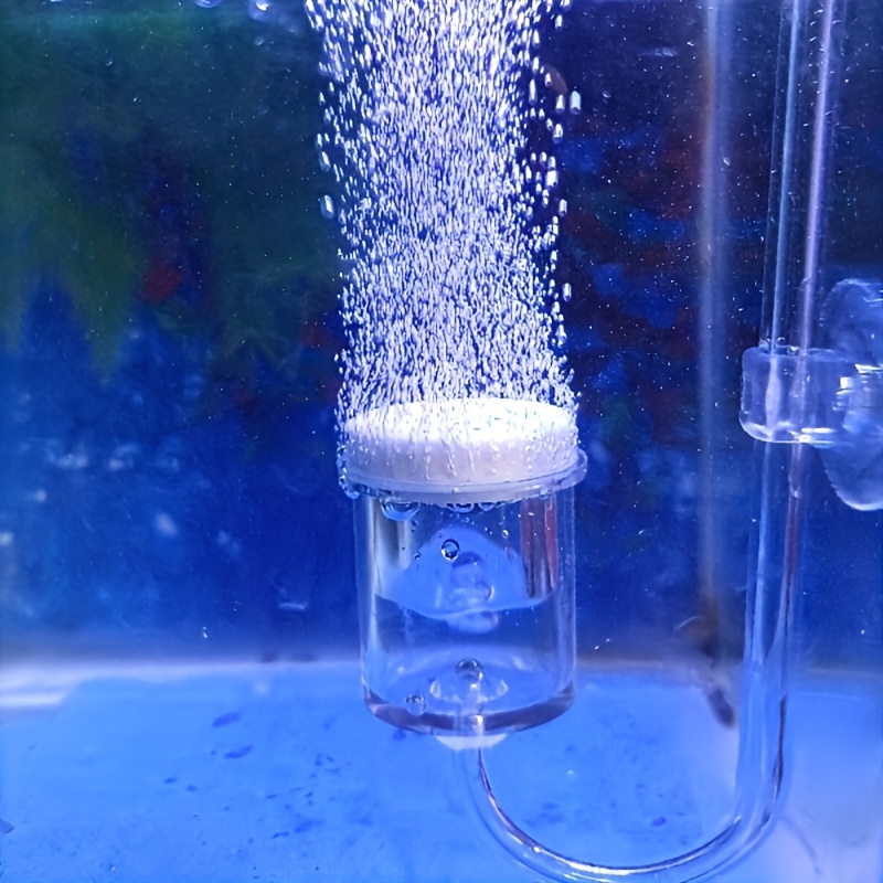 Planted Aquarium Equipment - Aquarium kaca CO2 Atomizer Diffuser, pengukur
