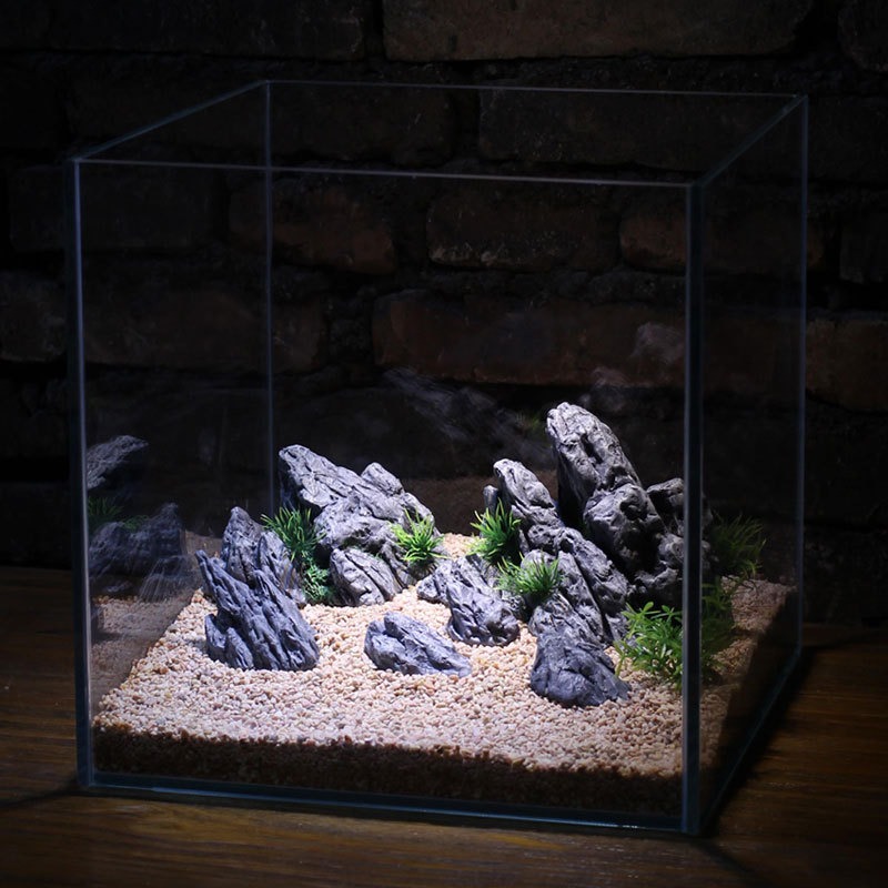 Dekorasi Akuarium Simulasi Bat - Planted Aquarium Aquascape ulasan dan harga