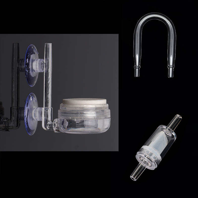 Kit Diffuser CO2 Akrilik Trans - Planted Aquarium Aquascape ulasan dan harga