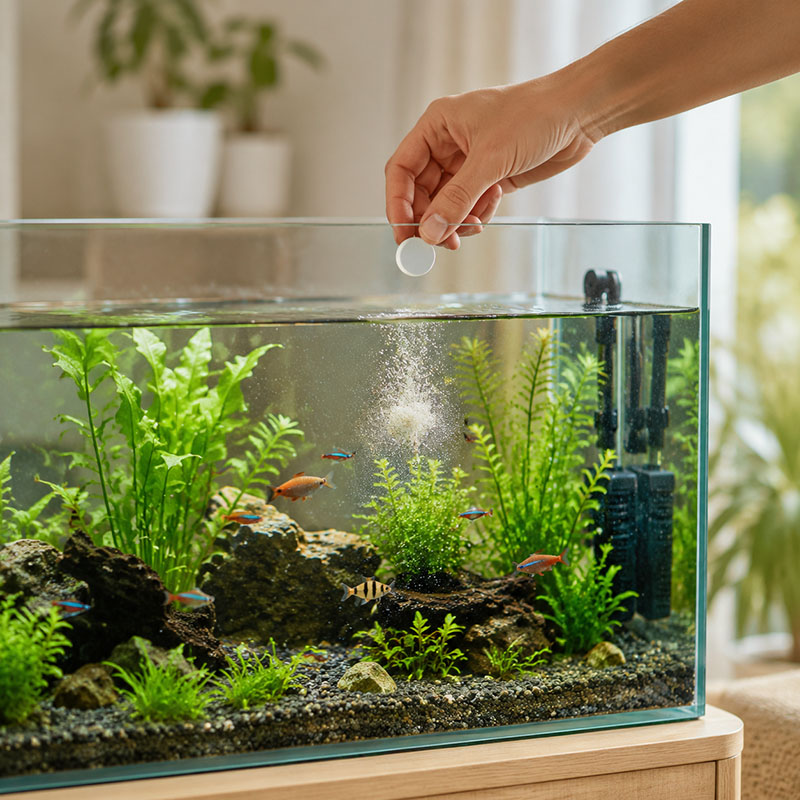 Tablet Penghilang Alga Akuariu - Planted Aquarium Aquascape ulasan dan harga