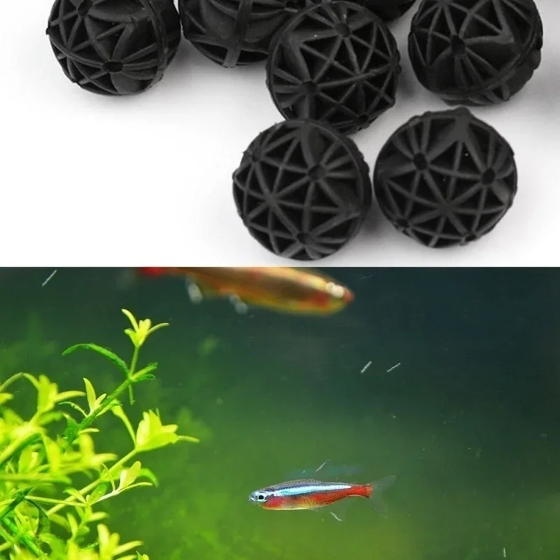20Pcs Bola Bio Filter Akuarium - Planted Aquarium Fertilizer ulasan dan harga