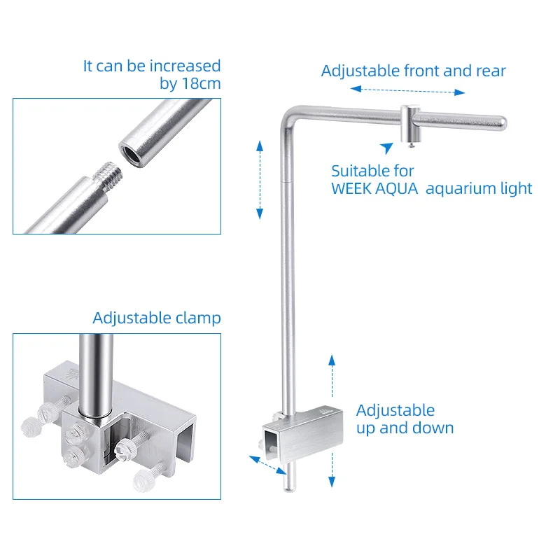 Minggu Aqua Light Stand Univer - Planted Aquarium Equipment ulasan dan harga